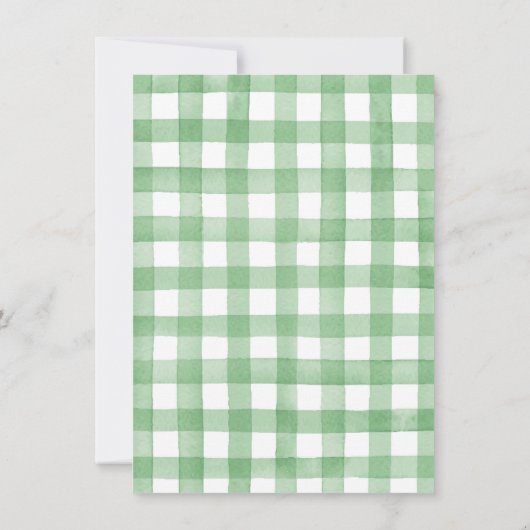 Traktor Baby Dusche Danke Karte (Rückseite)