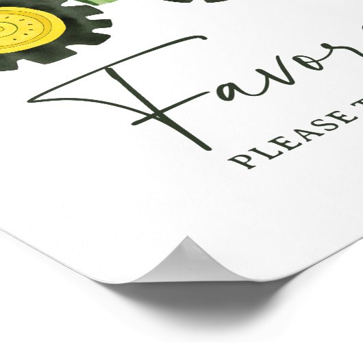 Traktor Baby Duwer favorisiert Schild (Ecke)