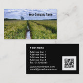 Traktor-Bahnen durch Visitenkarte (Vorne/Hinten)