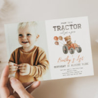 Traktor Bären Einladungen zum Geburtstag | Zugmasc
