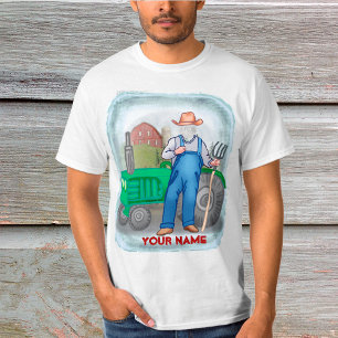 Traktor Bauer Angepasster T - Shirt