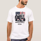 TRAKTOR-BAUERN FÜR HARRIS WALZ 2024 T-Shirt (Vorderseite)