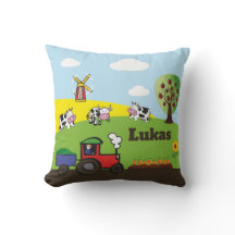 Traktor - Bauernhof | personalisierbares Kissen