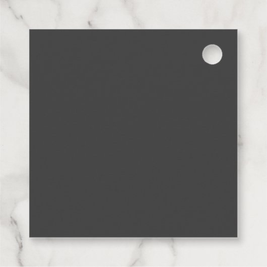 Traktor Birthday Party Geschenkanhänger (Rückseite)