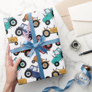 Traktor Birthday Party Geschenkpapier