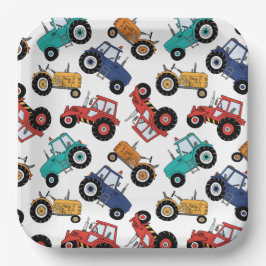 Traktor Birthday Party Pappteller
