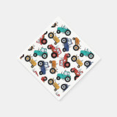 Traktor Birthday Party Serviette (Ecke)