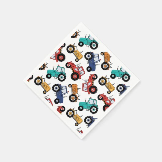 Traktor Birthday Party Serviette (Ecke)