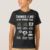 Traktor Boy Funny Farm Traktoren T-Shirt (Vorderseite)