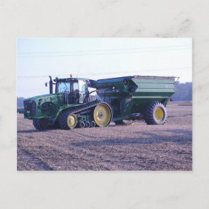 Traktor Buggy Getreide Ernte Post Card Postkarte