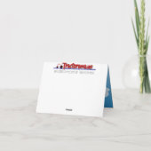 Traktor Dankeschön Karte — auch innen niedlich! (Rückseite)