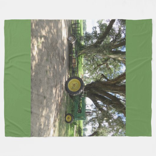 Traktor-Decke Fleecedecke (Vorderseite (Horizontal))