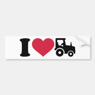 Traktor der Liebe I Autoaufkleber
