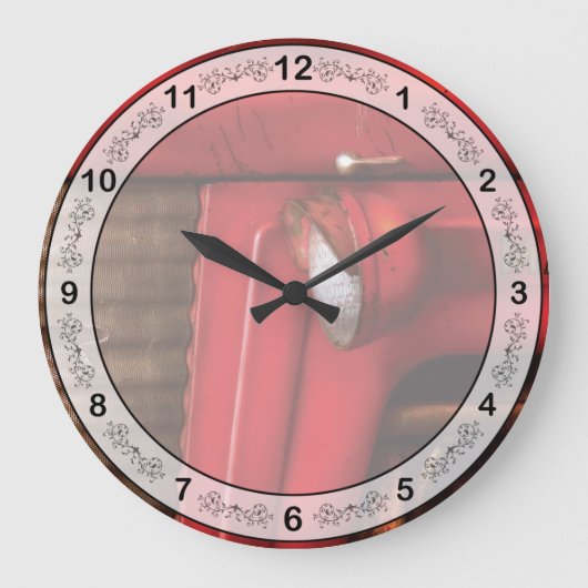 Traktor - Der Traktor Große Wanduhr (Vorderseite)