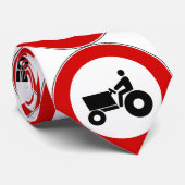 Traktor, der Zeichen bewirtschaftet Krawatte (Gerollt)