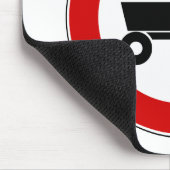 Traktor, der Zeichen bewirtschaftet Mousepad (Ecke)