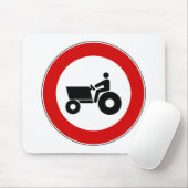 Traktor, der Zeichen bewirtschaftet Mousepad (Mit Mouse)