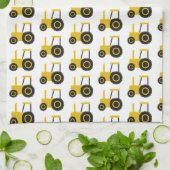 Traktor Design Geschirrtuch (Gefaltet)