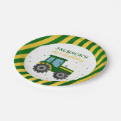 Traktor Farm Barnyard Geburtstagspartei Teller (Schrägansicht)