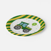 Traktor Farm Barnyard Geburtstagspartei Teller (Schrägansicht)