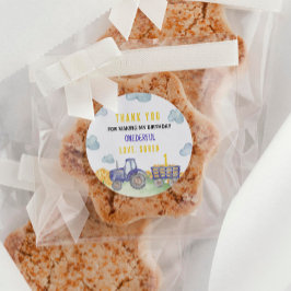 Traktor Farm Birthday Party favorisiert Labels Runder Aufkleber