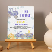 Traktor Farm Birthday Time Kapsel Zeichen Poster