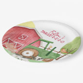 Traktor Farm Geburtstagsparty Teller (Schrägansicht)