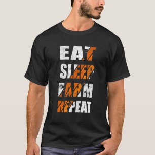 Traktor Farm Landwirt Landwirtschaft Kuh Landwirt T-Shirt
