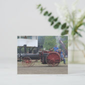 Traktor für alten Motor Postkarte (Stehend Vorderseite)