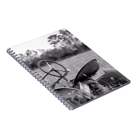 Traktor für Langgras Notizblock (Rechte Seite)