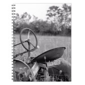 Traktor für Langgras Notizblock (Vorderseite)