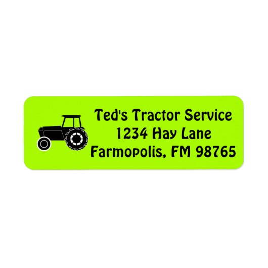 Traktor für personalisierte Postsendungen (Vorne)