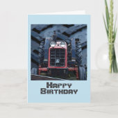 Traktor Geburtstagskarte Karte (Vorderseite)