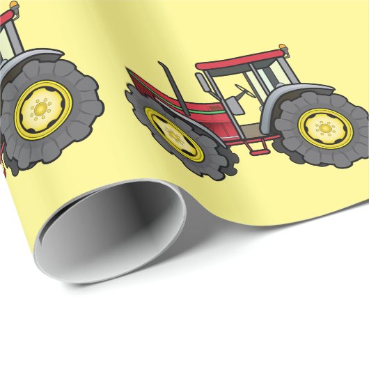 Traktor Geschenkpapier (Rolleneckpunkt)