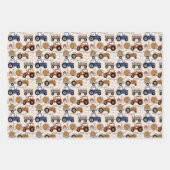 Traktor-Geschenkpapier, Bauernhof-Geschenkverpacku Geschenkpapier Set (Vorderseite 3)