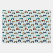Traktor-Geschenkpapier, Bauernhof-Geschenkverpacku Geschenkpapier Set (Vorderseite 2)