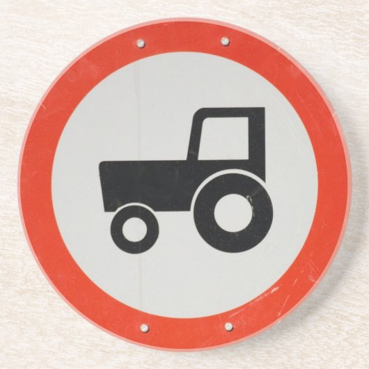 Traktor Getränkeuntersetzer (Vorne)