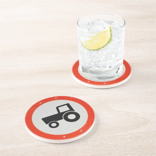 Traktor Getränkeuntersetzer (Seite)