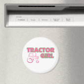 Traktor Girl Magnet (In Situ (Geschirrspüler))