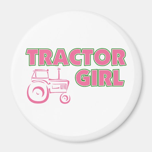 Traktor Girl Magnet (Vorne)