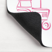 Traktor Girl Mousepad (Ecke)