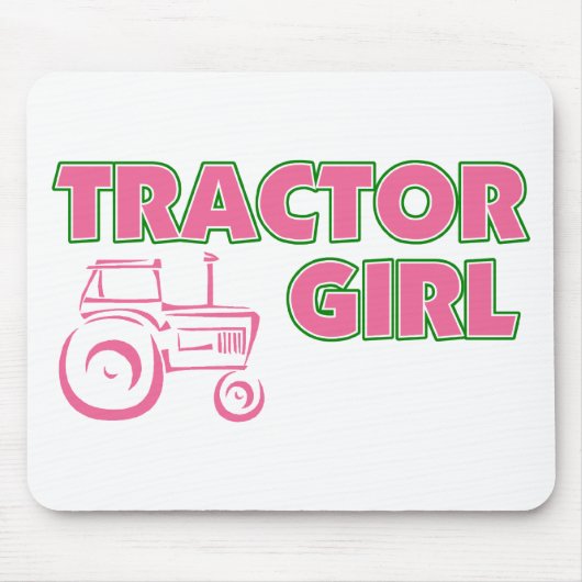 Traktor Girl Mousepad (Vorne)