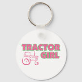 Traktor Girl Schlüsselanhänger (Vorderseite)