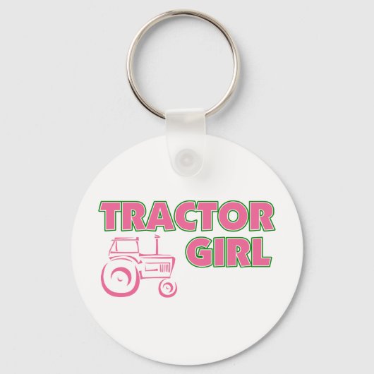 Traktor Girl Schlüsselanhänger (Vorderseite)