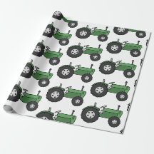 Traktor Grün Vintage