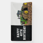 Traktor Happy Geburtstag landwirtschaftlichen Gerä Banner (Vertikal)
