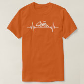 Traktor Heartbeat Bauer T-Shirt (Design vorne)