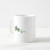 Traktor Heartbeat  Kaffeetasse (Vorderseite Links)
