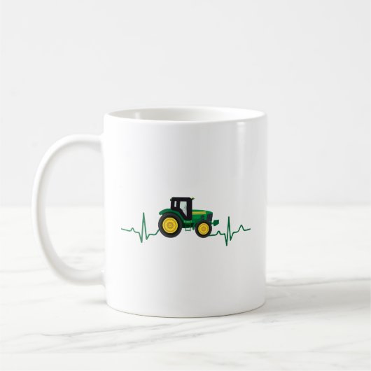 Traktor Heartbeat  Kaffeetasse (Links)