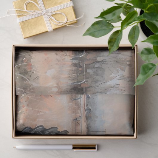 Traktor im Feld rustikale Entkopplung Seidenpapier (Geschenk)